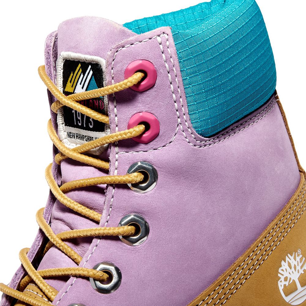 Bocanci 6-Inch Timberland Dama Maro/Violet - Premium Waterproof - Romania - DBZMOI503